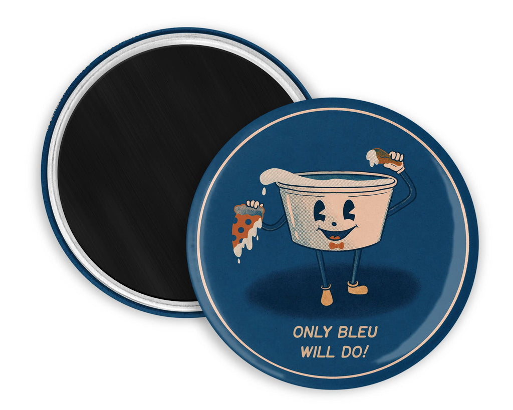 ONLY BLEU WILL DO! ILLUSTRATED MAGNET