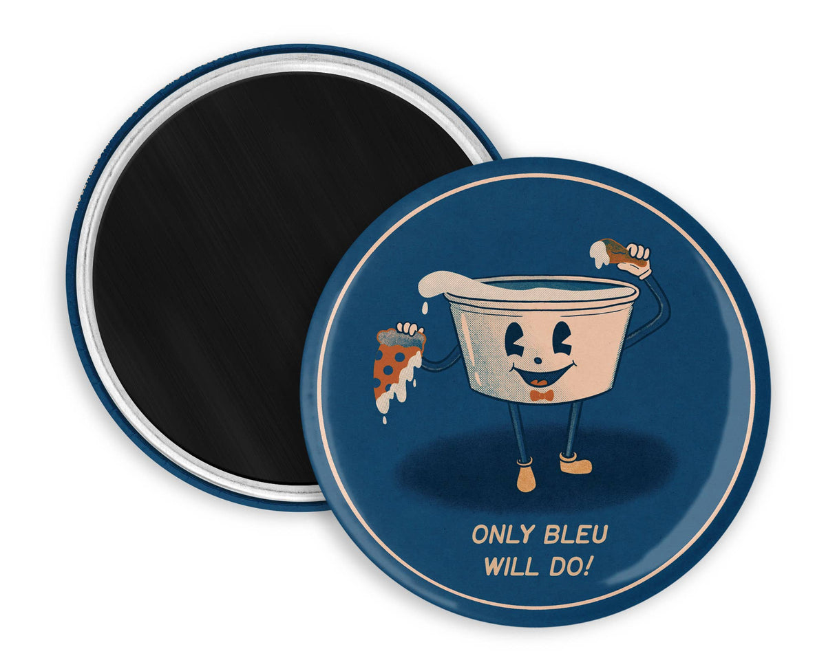ONLY BLEU WILL DO! ILLUSTRATED MAGNET