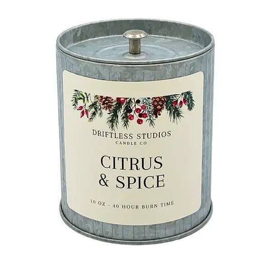 DRIFTLESS STUDIOS HOLIDAY CANDLES