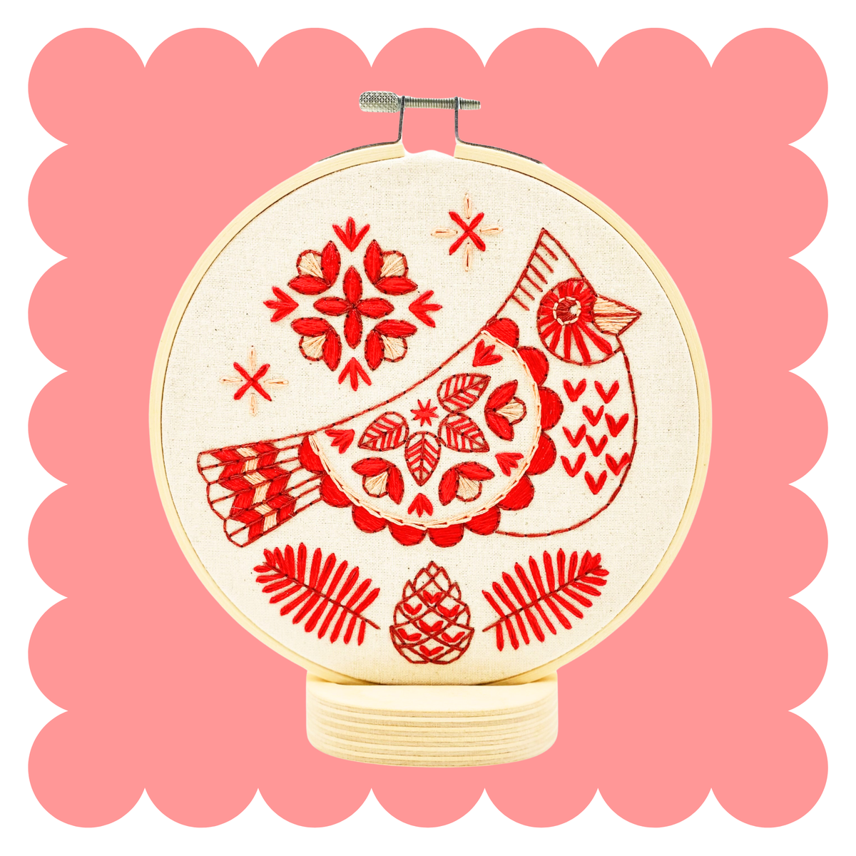 CARDINAL EMBROIDERY KIT