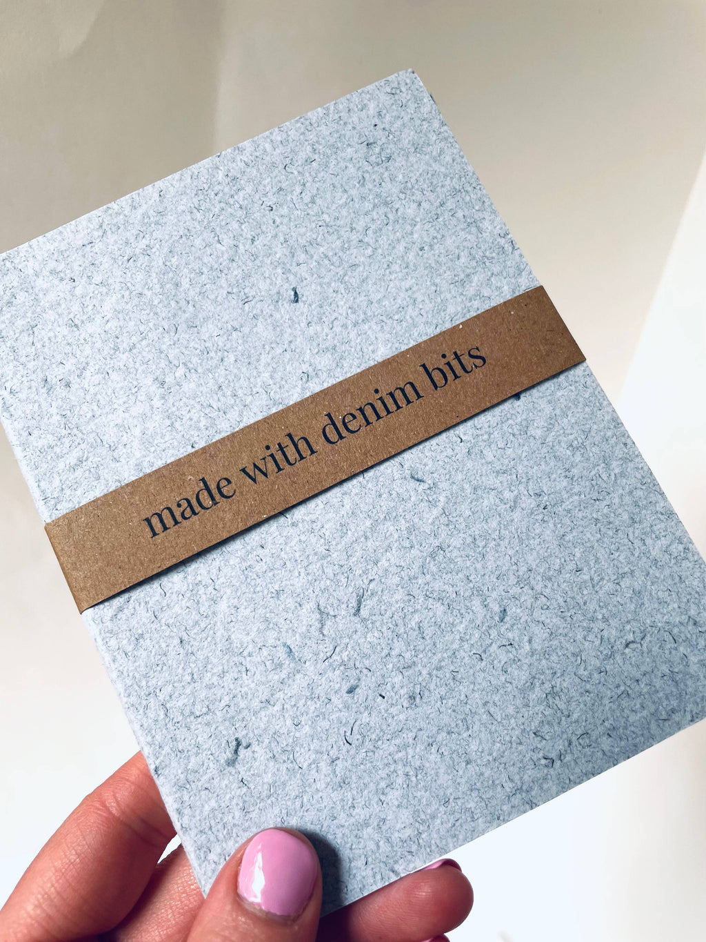 MINI RECYCLED DENIM CONFETTI NOTEBOOK