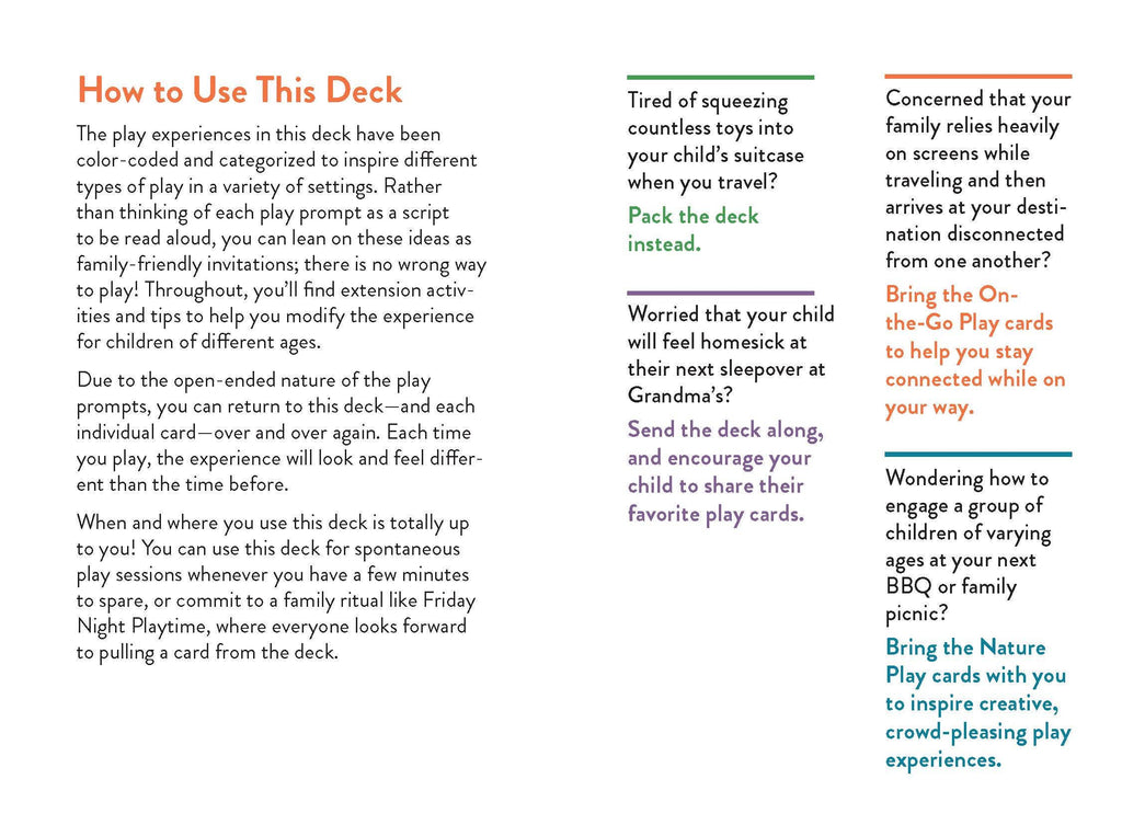 FAMILY PLAY DECK