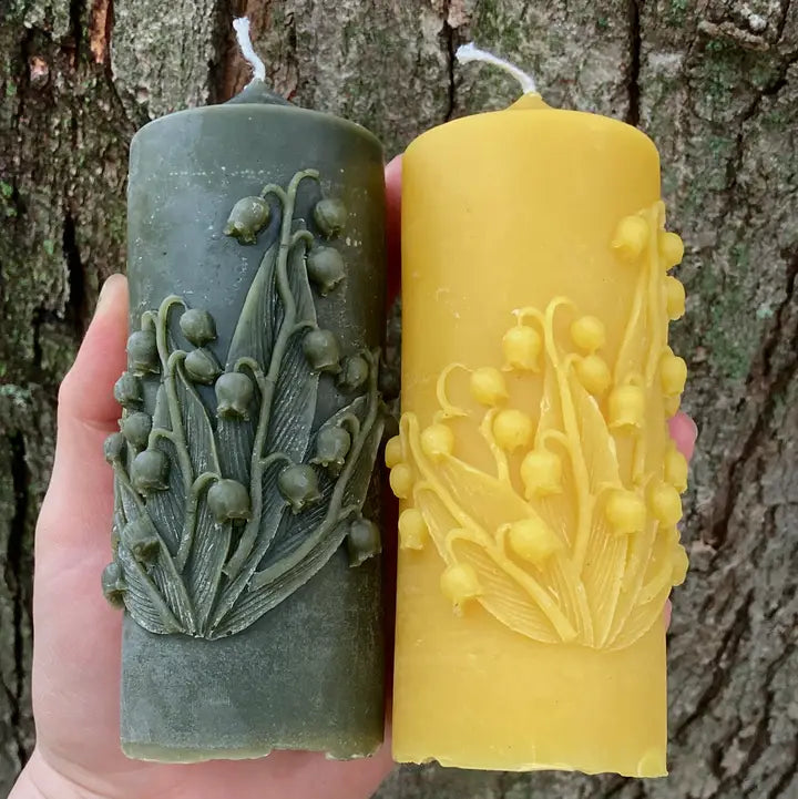 ORGANIC + WILD BEESWAX CANDLES
