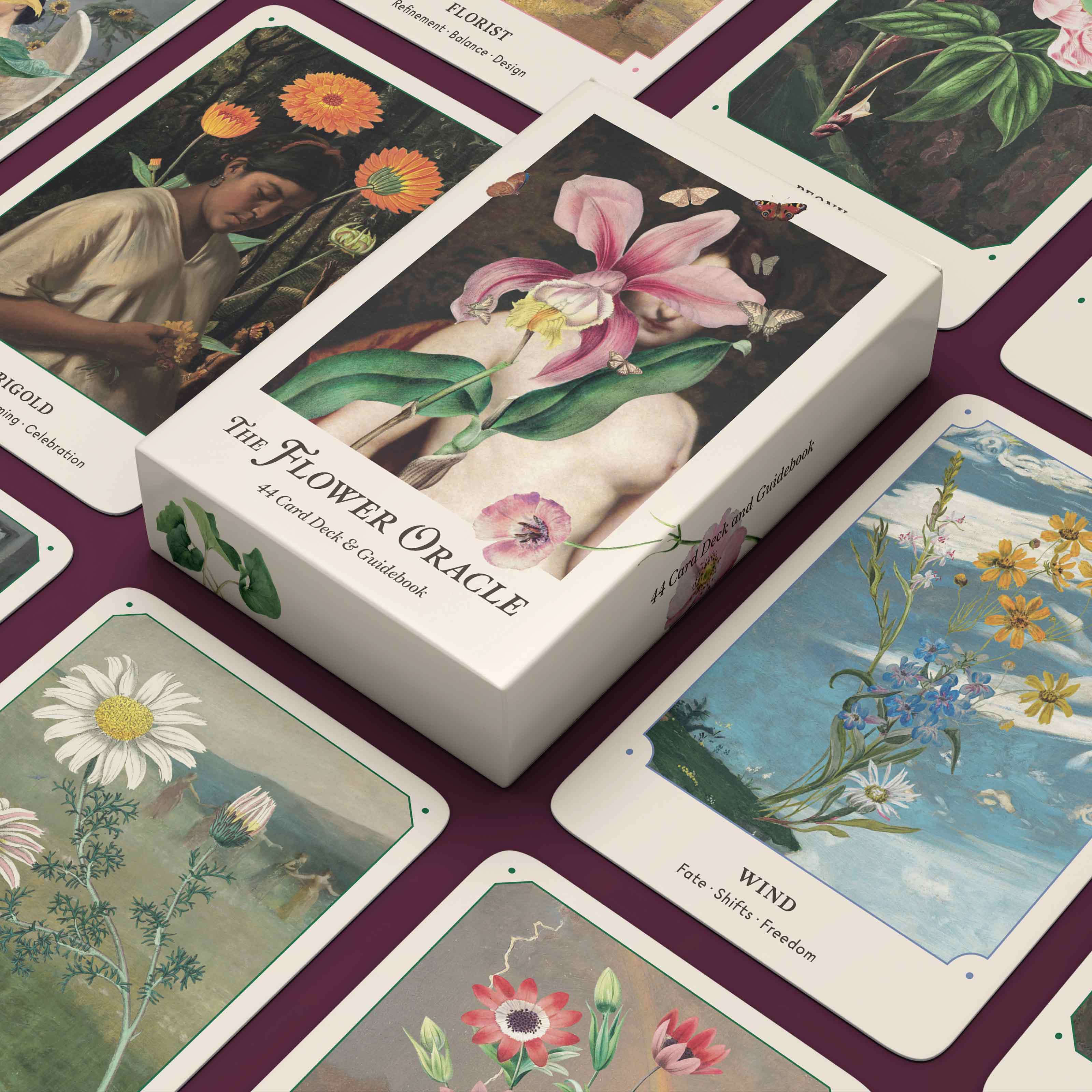 THE FLOWER ORACLE: 44 CARD DESK & GUIDEBOOK