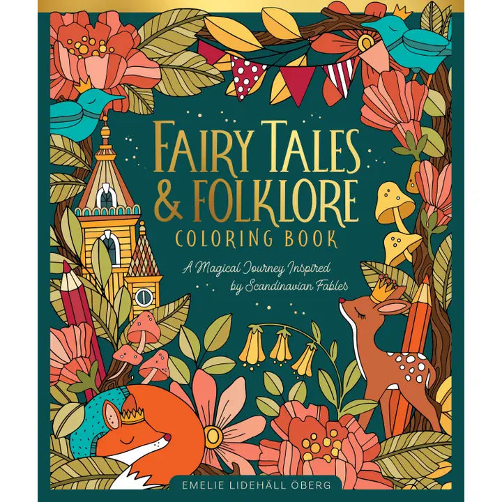 FAIRY TALES & FOLKLORE COLORING BOOK