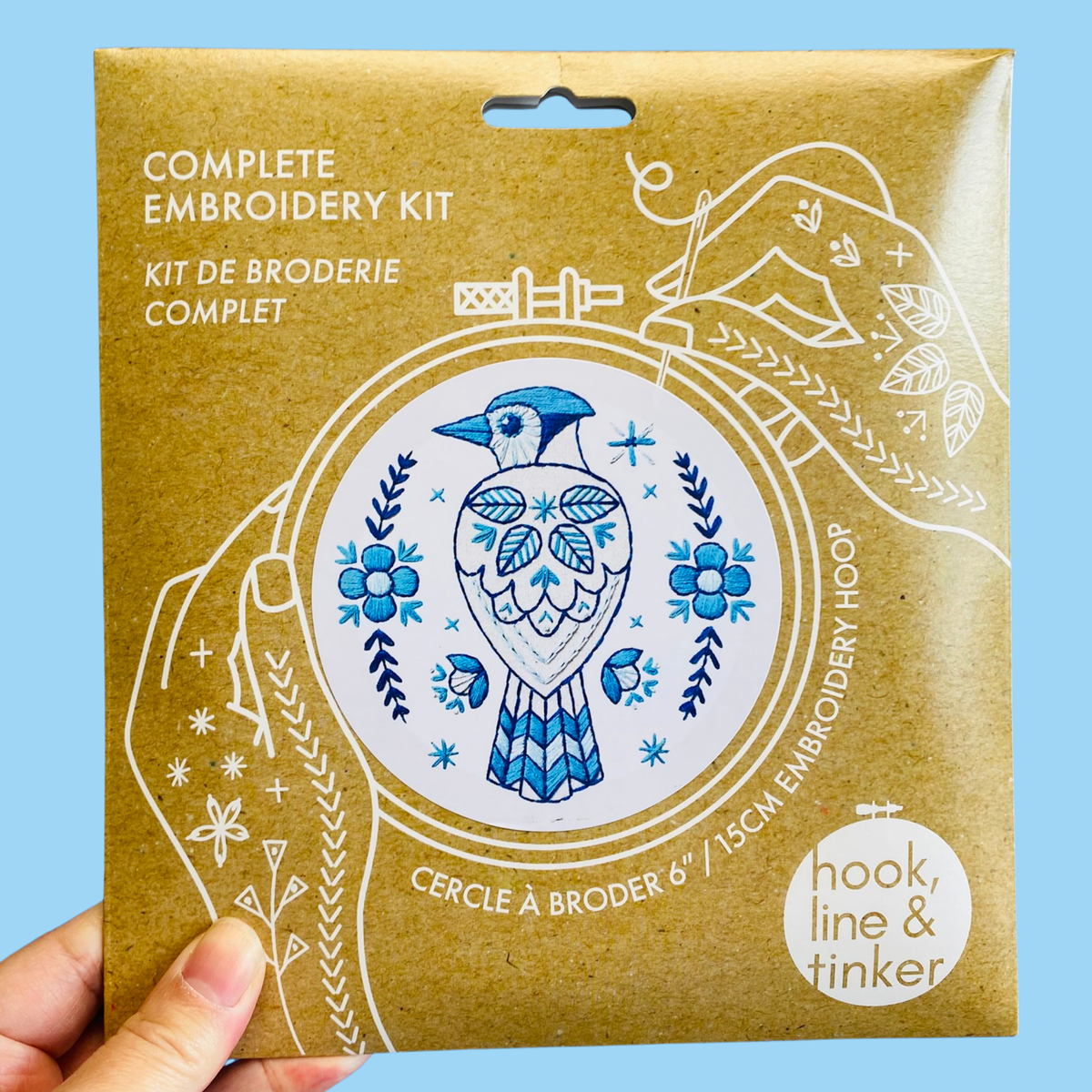 BLUE JAY EMBROIDERY KIT