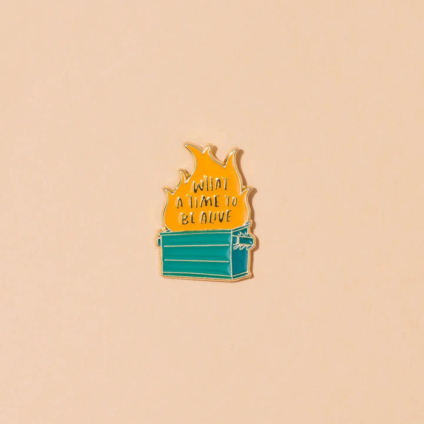 DUMPSTER FIRE ENAMEL PIN