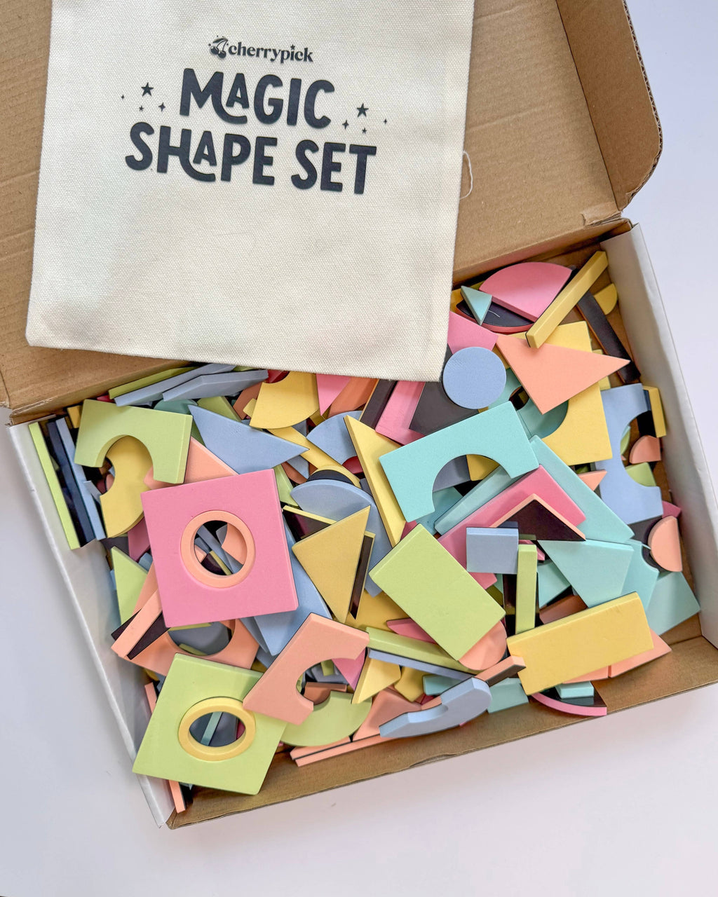 MAGIC SHAPE SET - SOFT FOAM MAGNETIC SHAPES