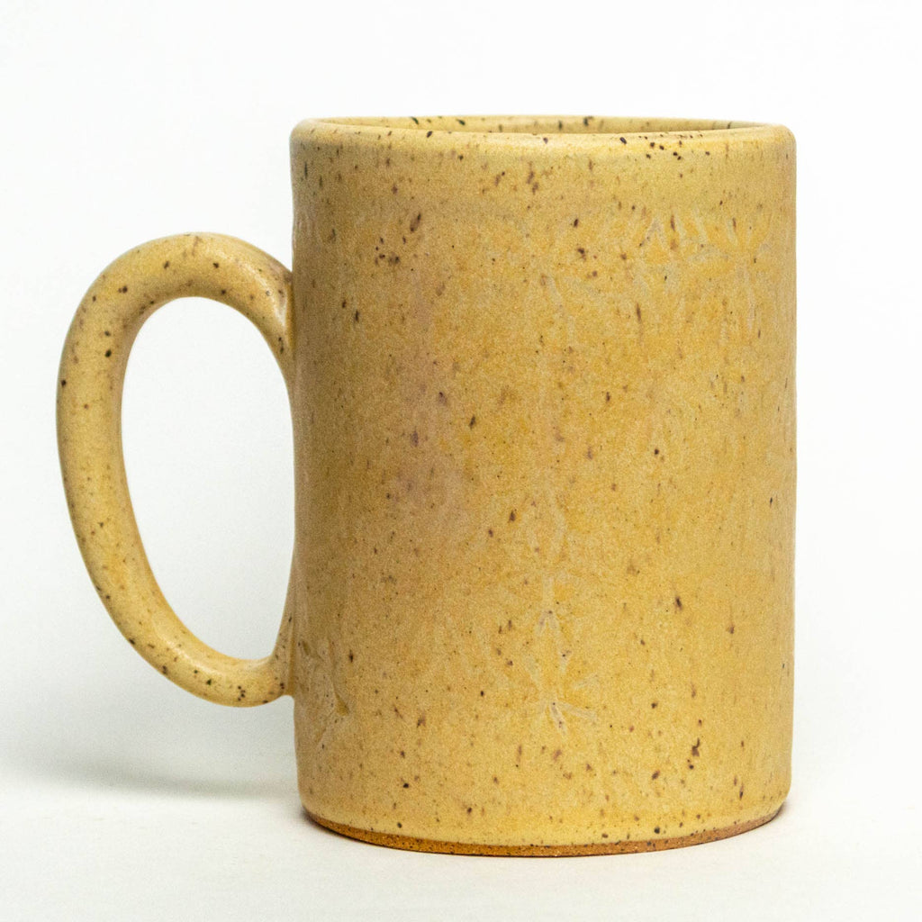 FROG ON A MUSHROOM HANDMADE CERAMIC MUG