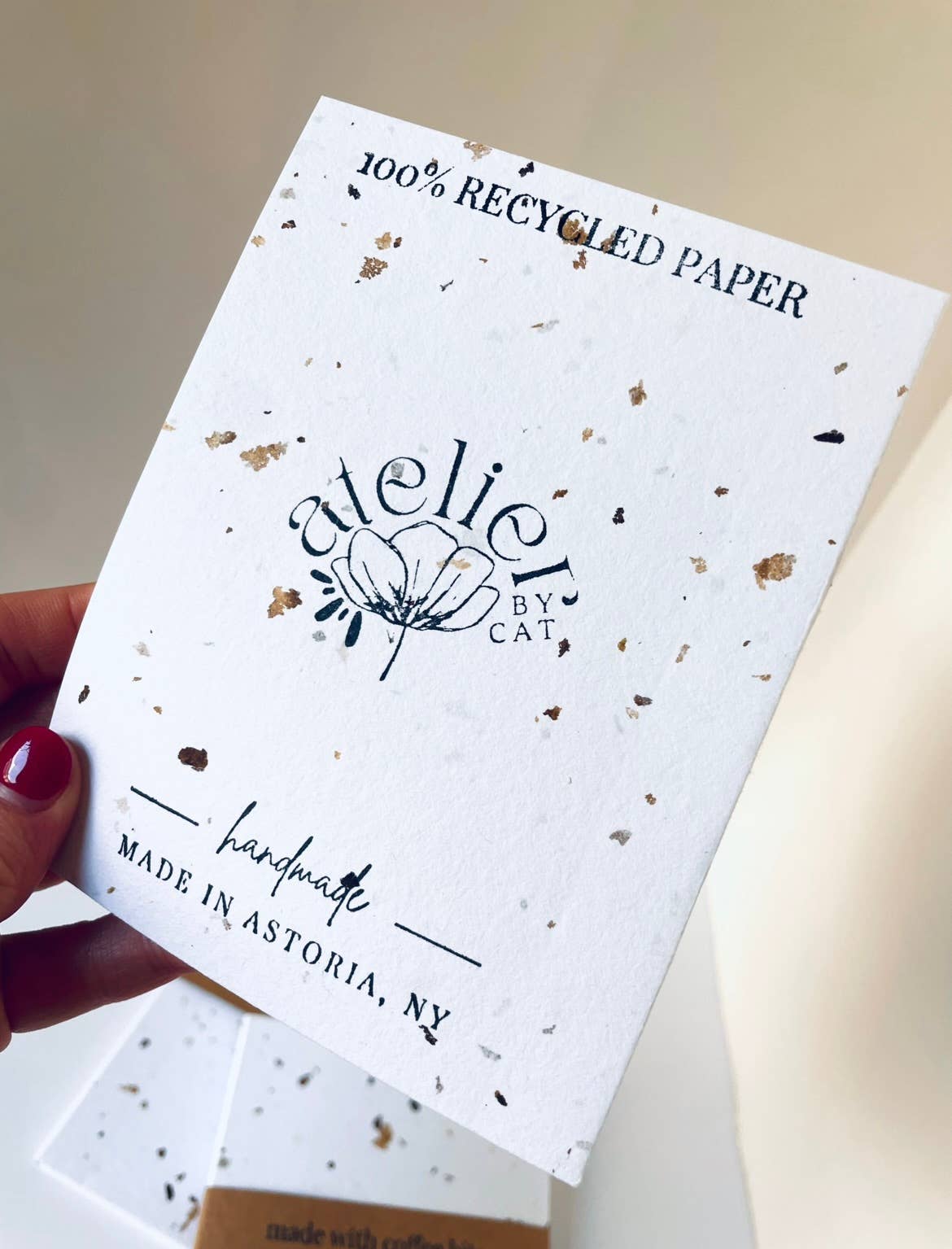 MINI RECYCLED COFFEE CONFETTI NOTEBOOK