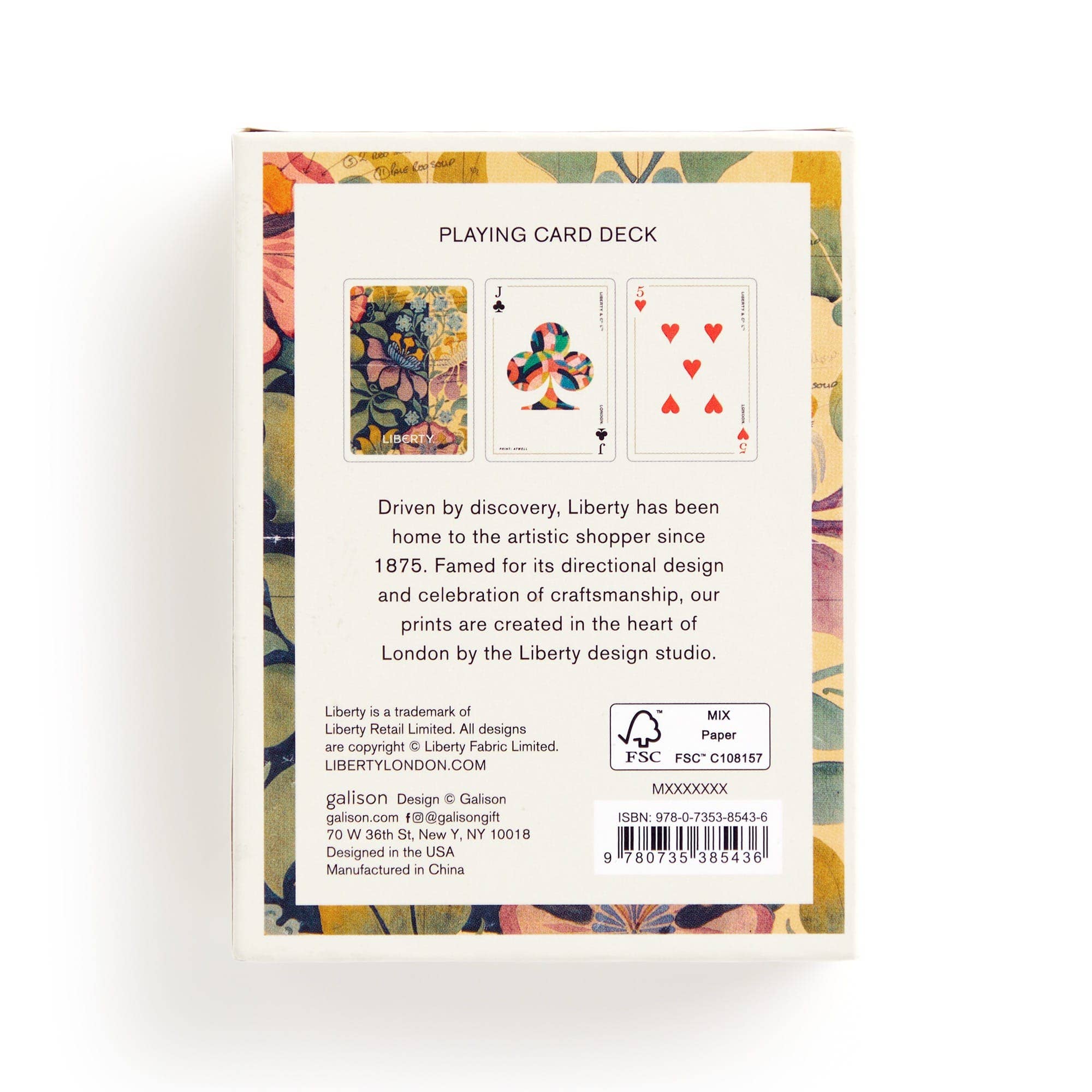 LIBERTY ARCHIVE PLAYING CARD DESK