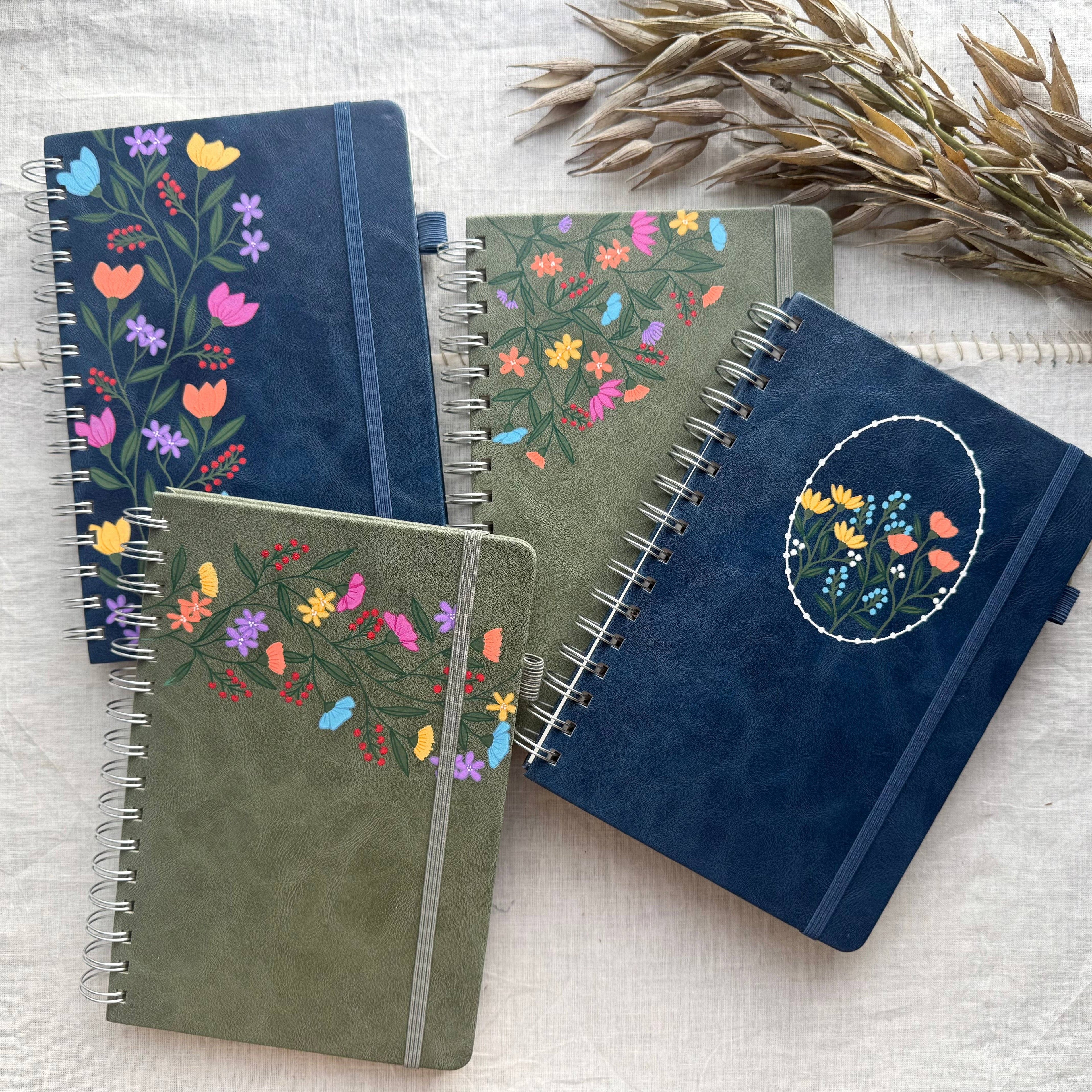 A HOUSE OF BOOKS LINED SPIRAL JOURNAL (ONE OF A KIND)