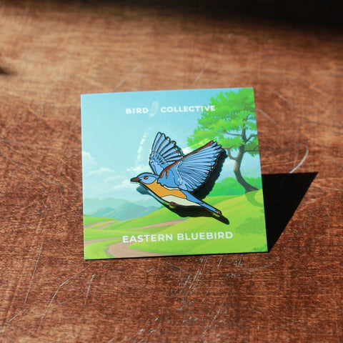 EASTERN BLUEBIRD ENAMEL PIN