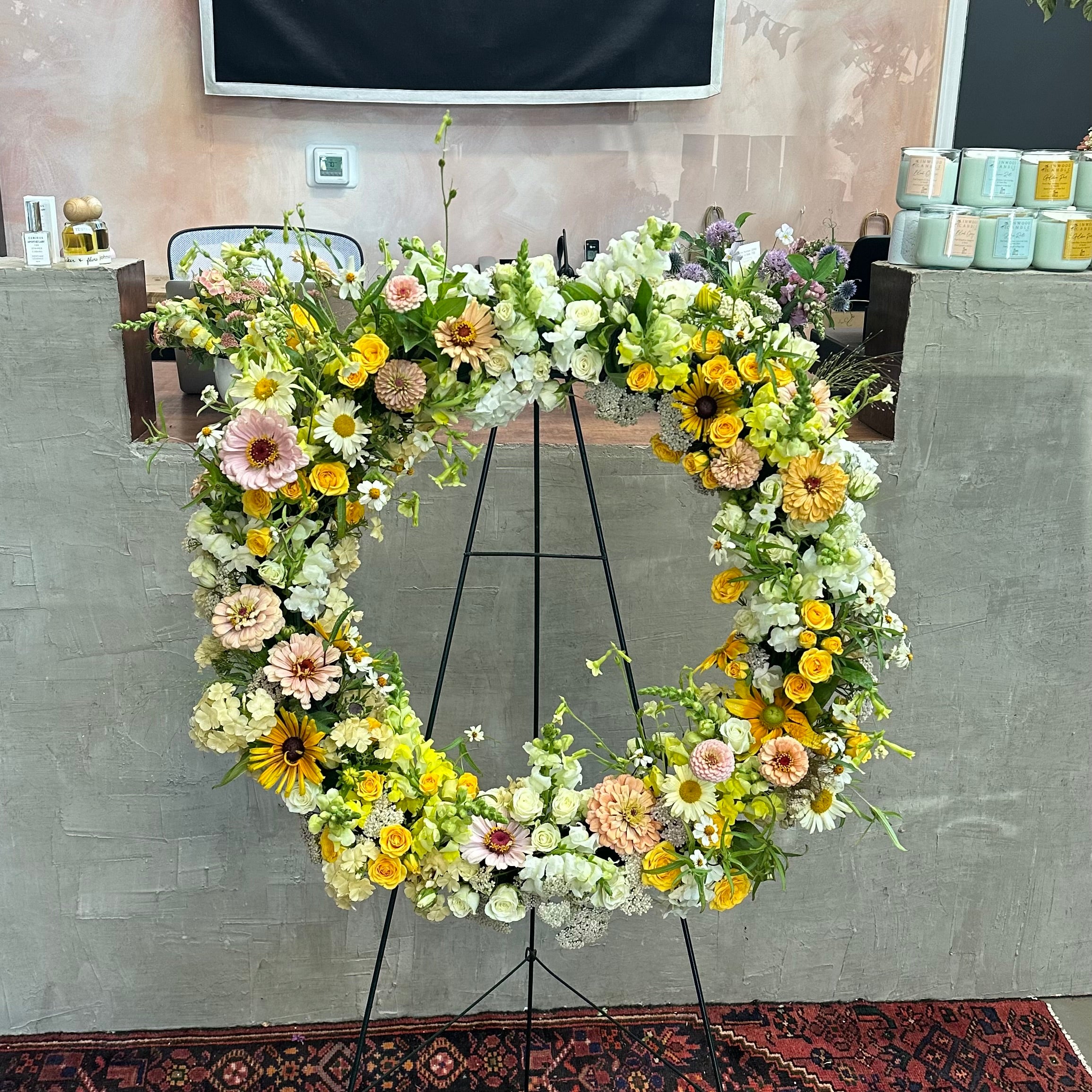 MEMORIAL WREATH – Wildroot Floral