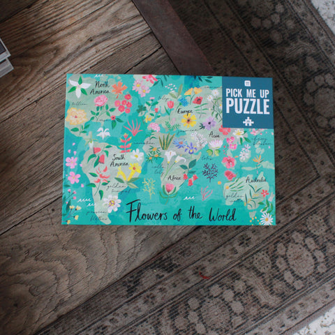 FLOWERS OF THE WORLD JIGSAW PUZZLE