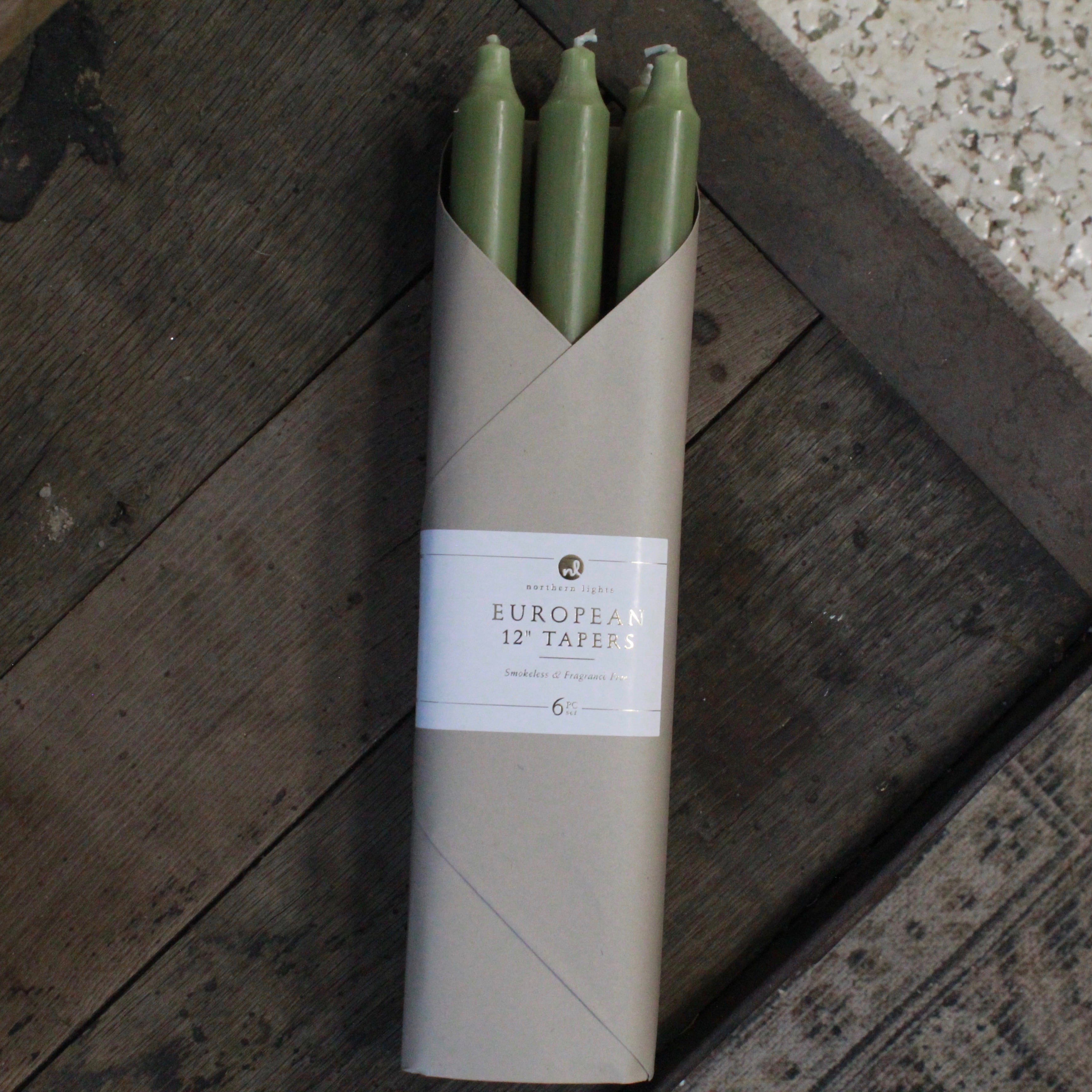 12" TAPER CANDLES - 6 PIECE SET