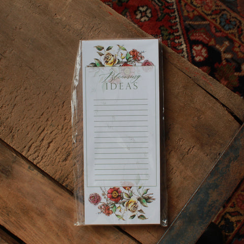 BLOOMING IDEAS NOTEPAD