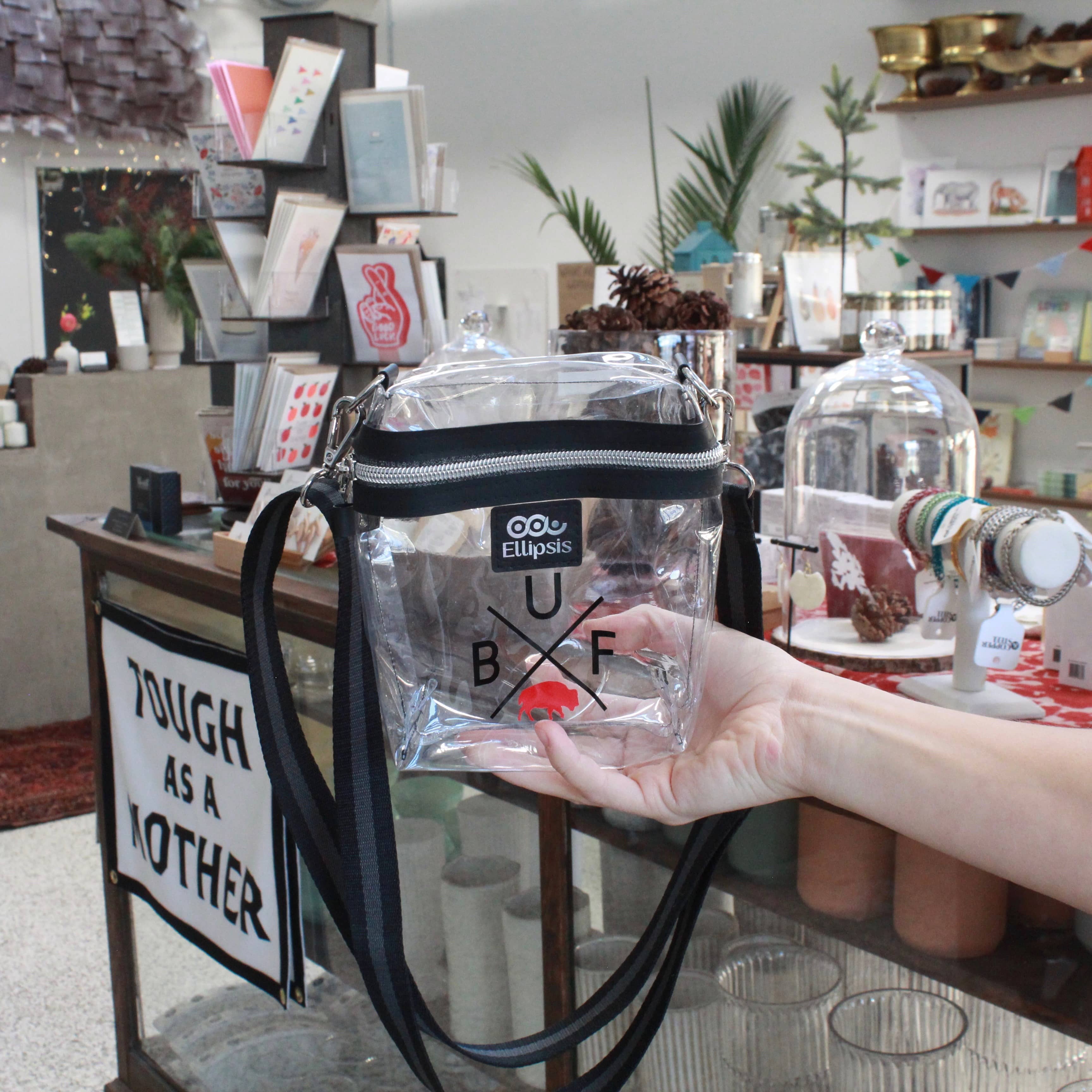 ELLIPSES CLEAR STADIUM TOTE