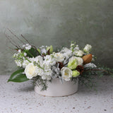 WHITE WINTER CENTERPIECE