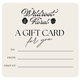 WILDROOT GIFT CARD