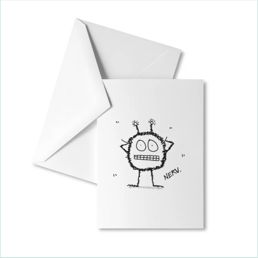 SECRET MONSTER PROJECT GREETING CARDS
