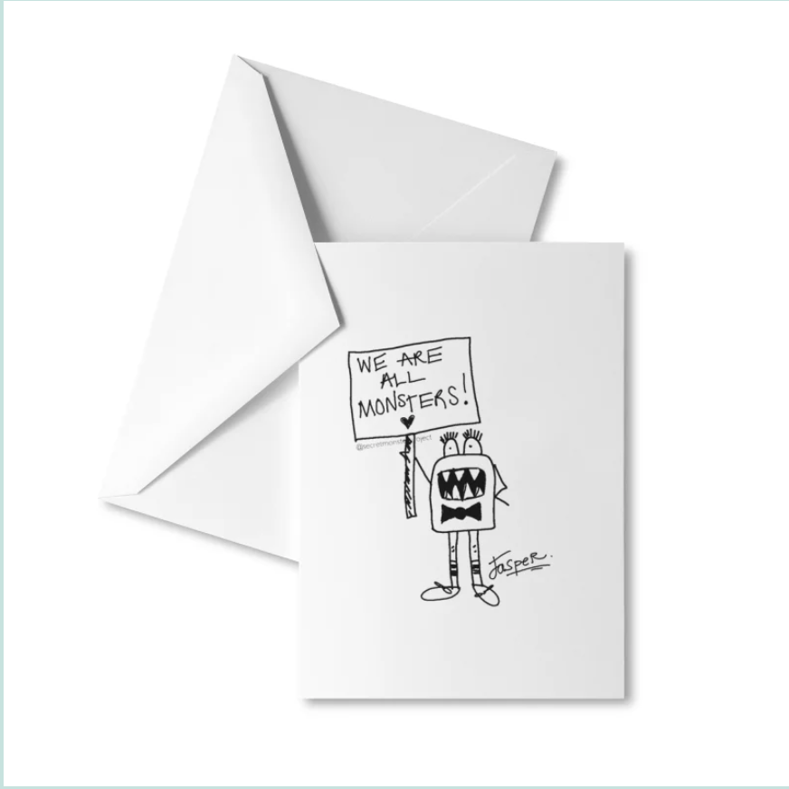 SECRET MONSTER PROJECT GREETING CARDS