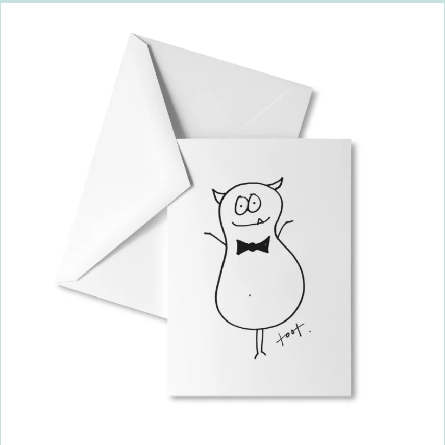 SECRET MONSTER PROJECT GREETING CARDS