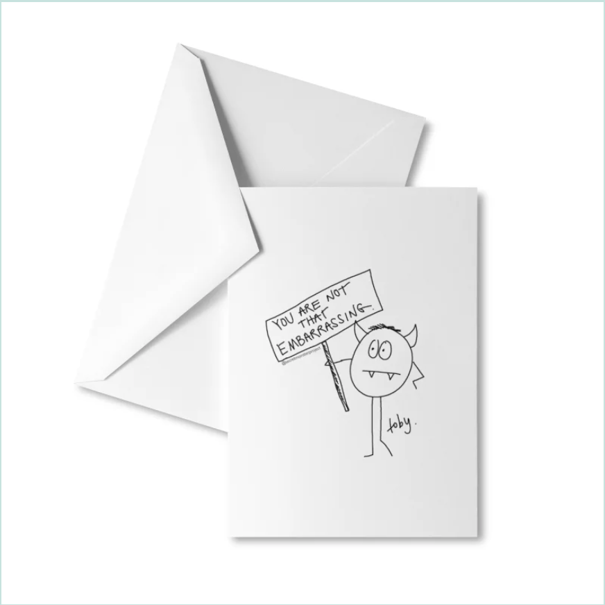 SECRET MONSTER PROJECT GREETING CARDS