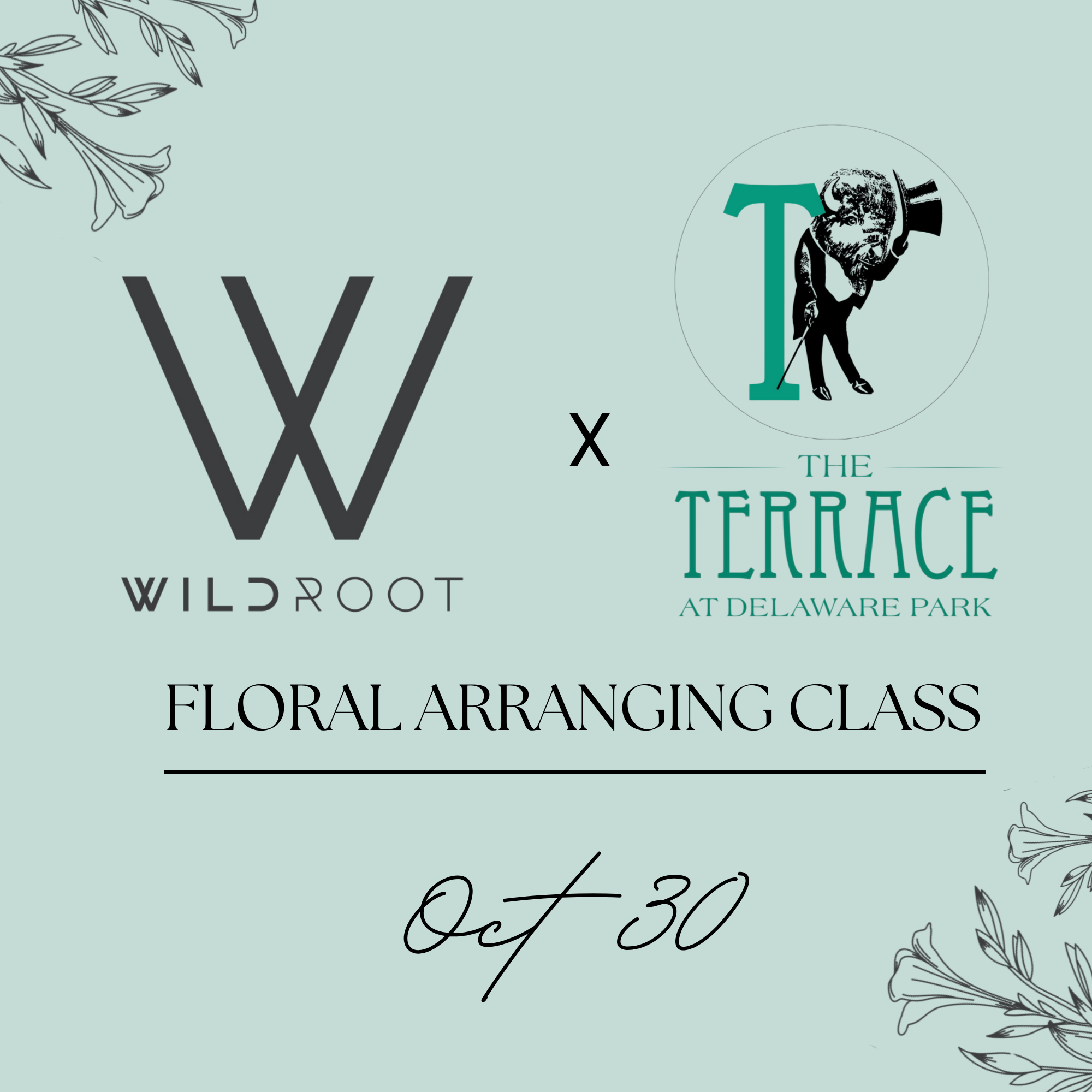 FLORAL ARRANGING CLASS (OCT 30)