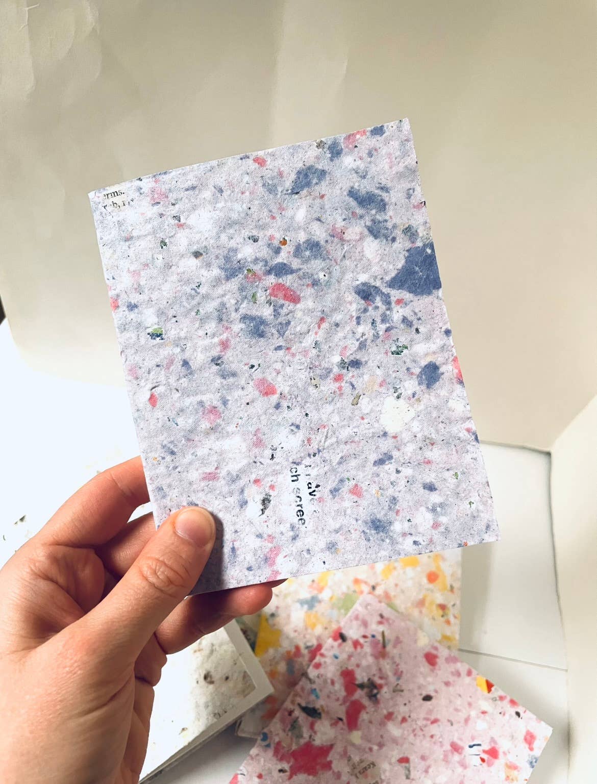 MINI CONFETTI BITS HANDMADE NOTEBOOK