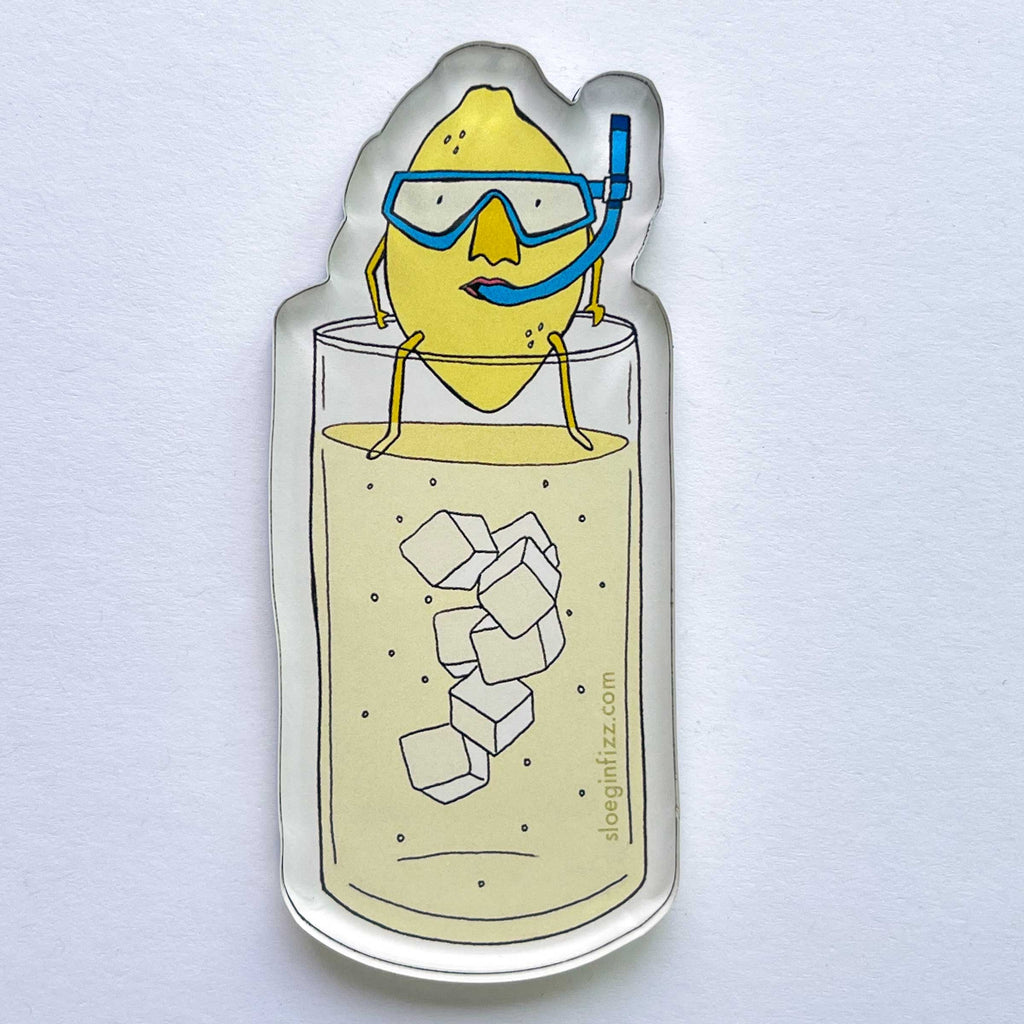 LEMONS MAKE LEMONADE REFRIGERATOR MAGNET
