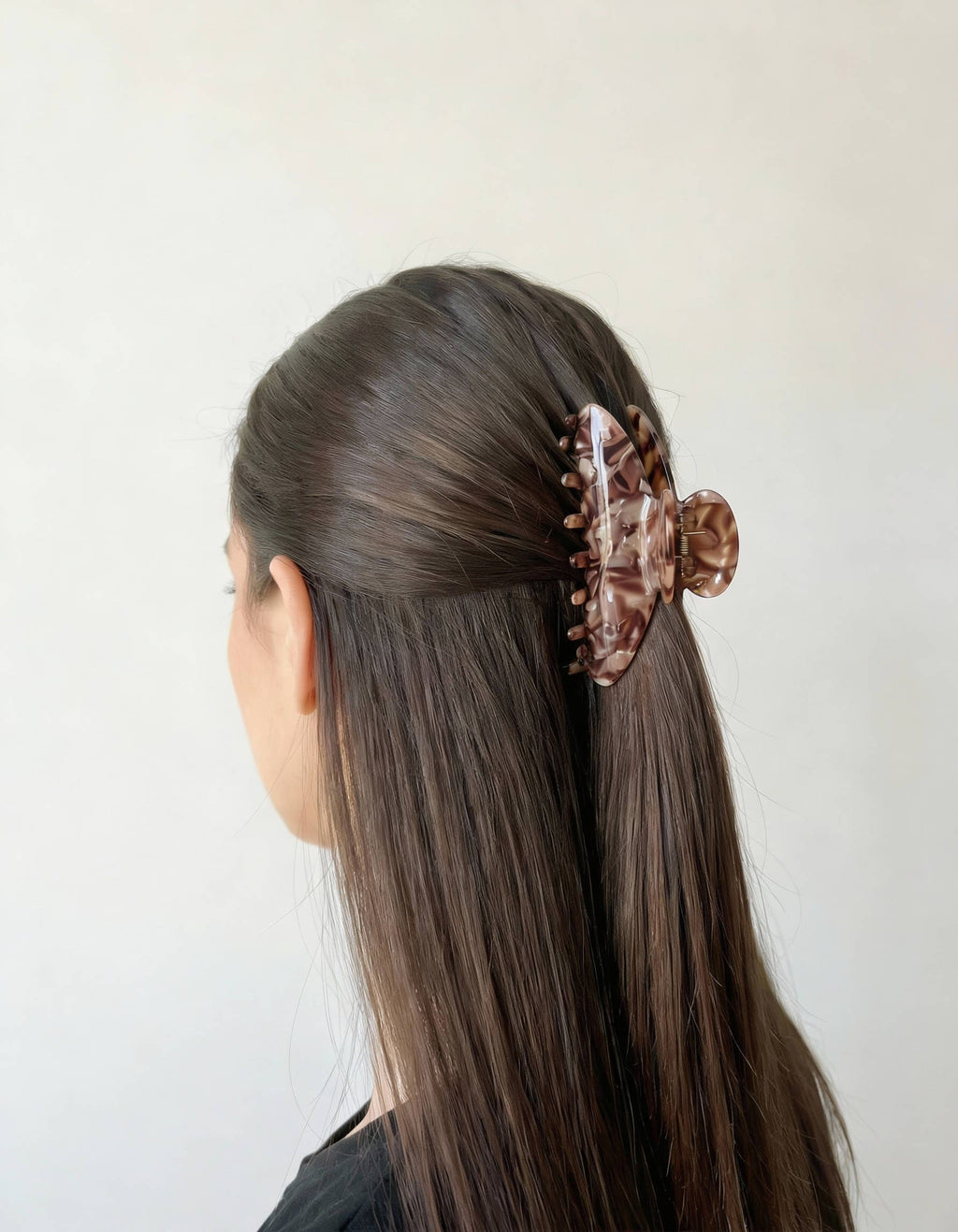 HAIR GLAW - LARGE BROWN MOCHA SWIRL