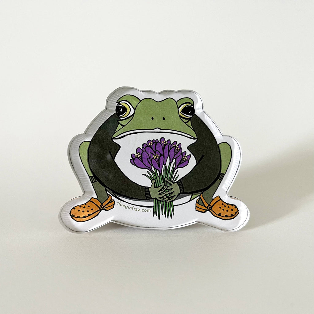 CROAK-US TOAD REFRIGERATOR MAGNET
