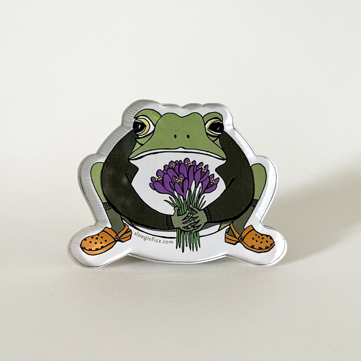 CROAK-US TOAD REFRIGERATOR MAGNET