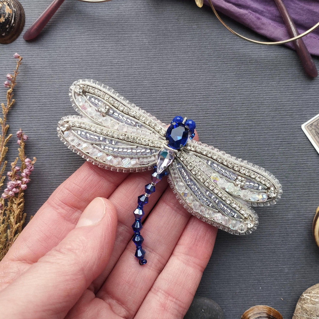 DRAGONFLY BEADED BROOCH KIT