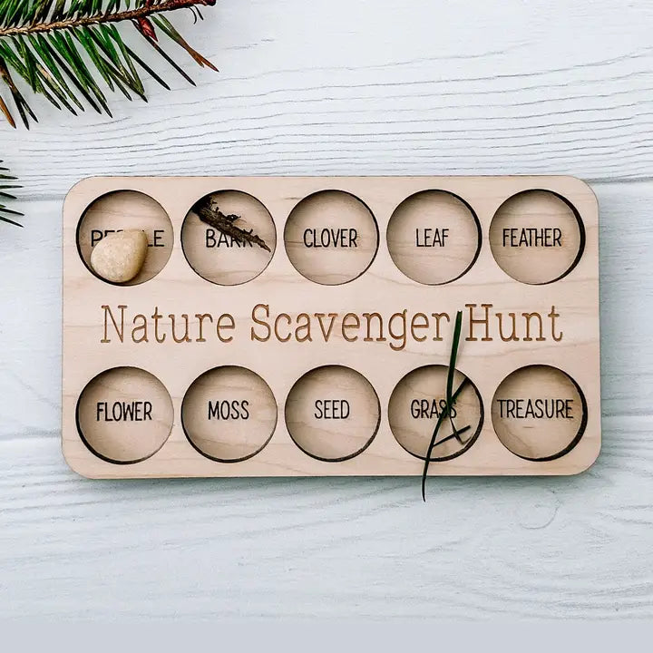 NATURE SCAVENGER HUNT BOARD