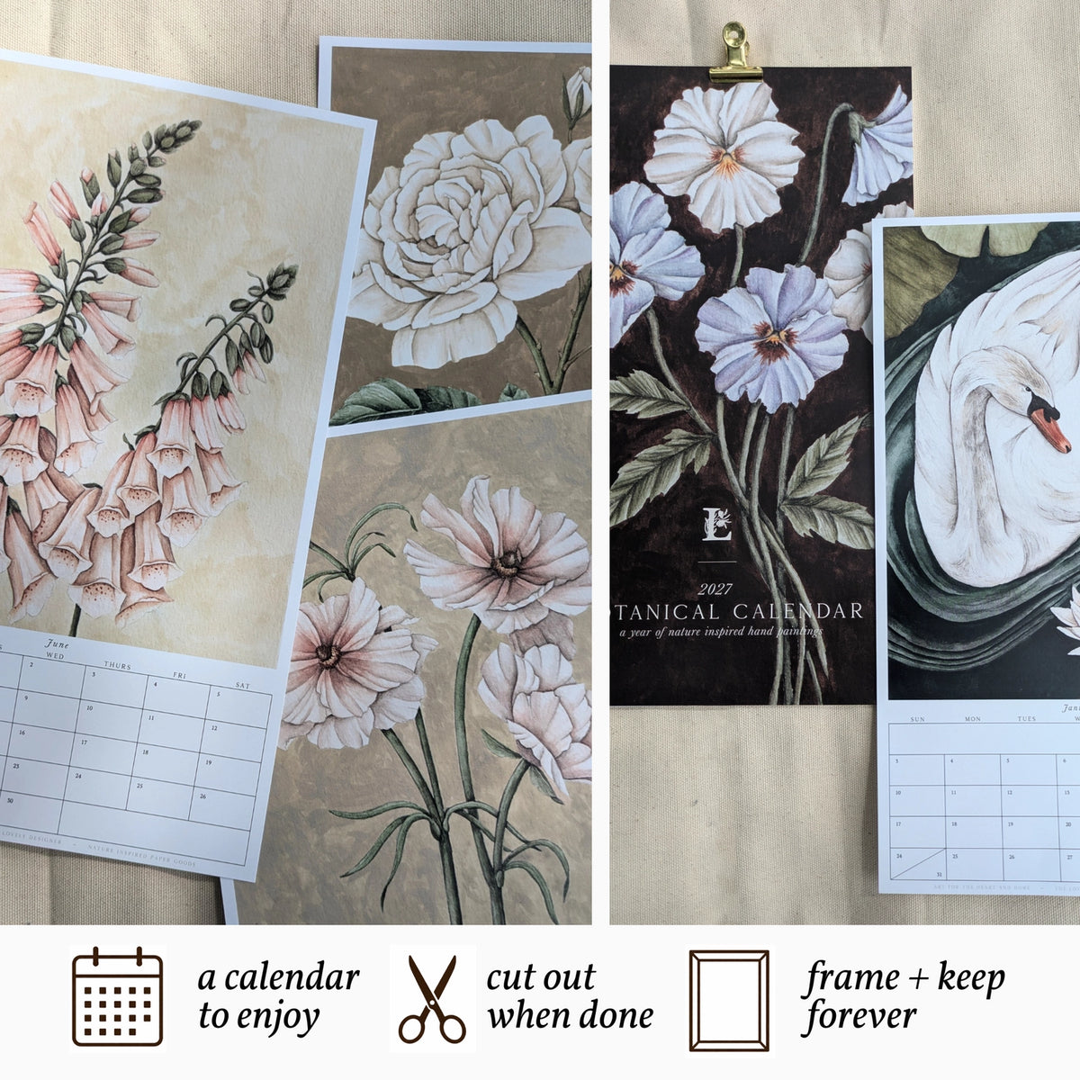 2027 BOTANICAL CALENDER