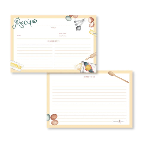 RECIPE CARDS