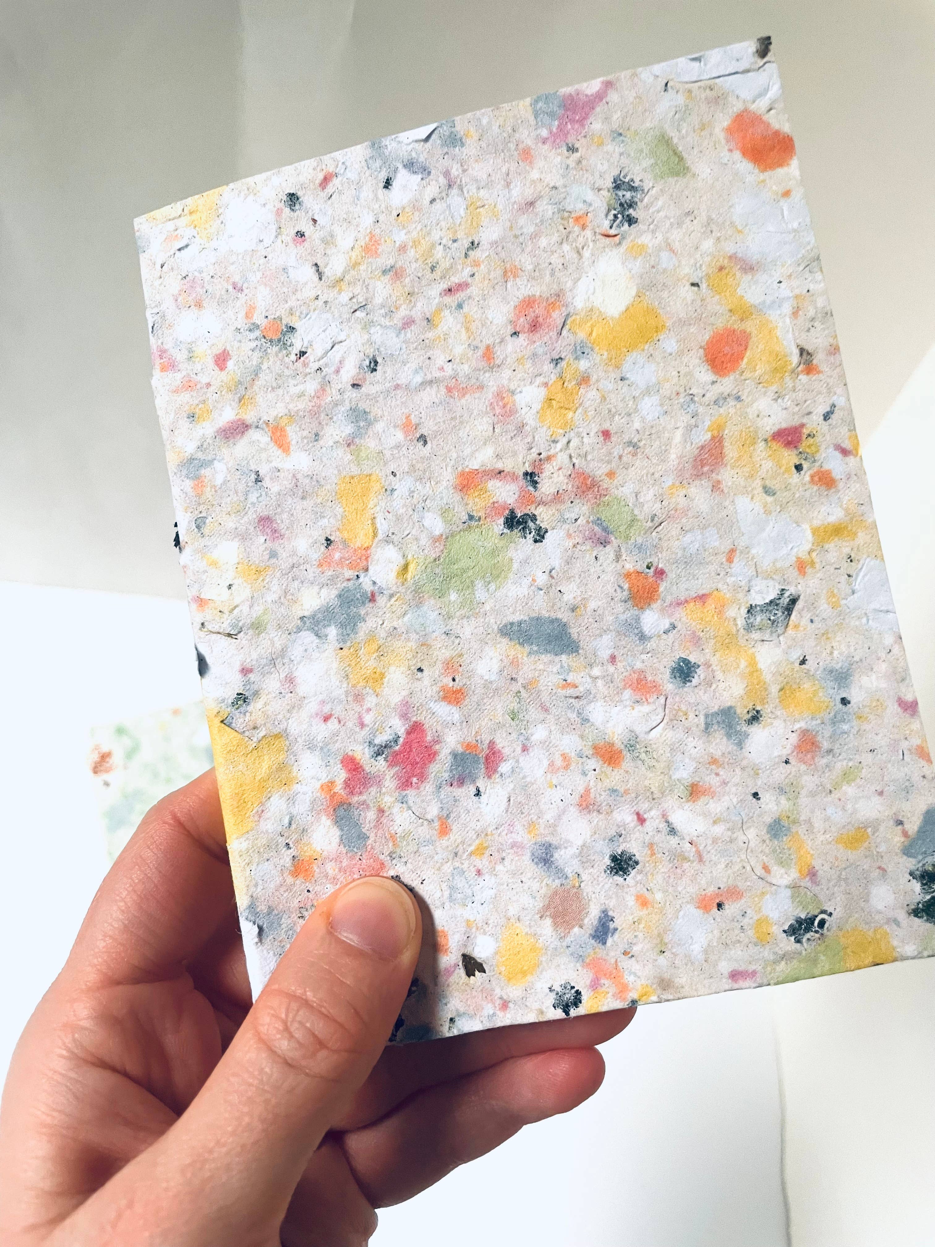 MINI CONFETTI BITS HANDMADE NOTEBOOK