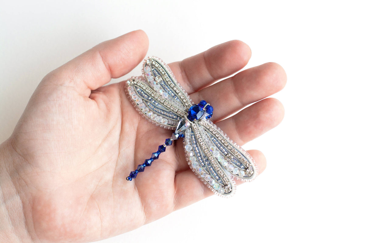 DRAGONFLY BEADED BROOCH KIT
