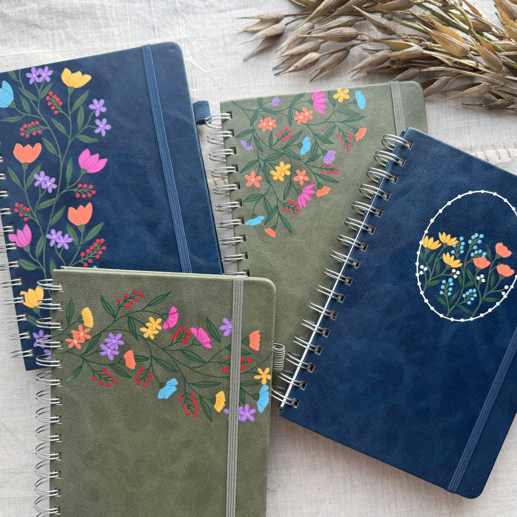 A HOUSE OF BOOKS LINED SPIRAL JOURNAL (ONE OF A KIND)