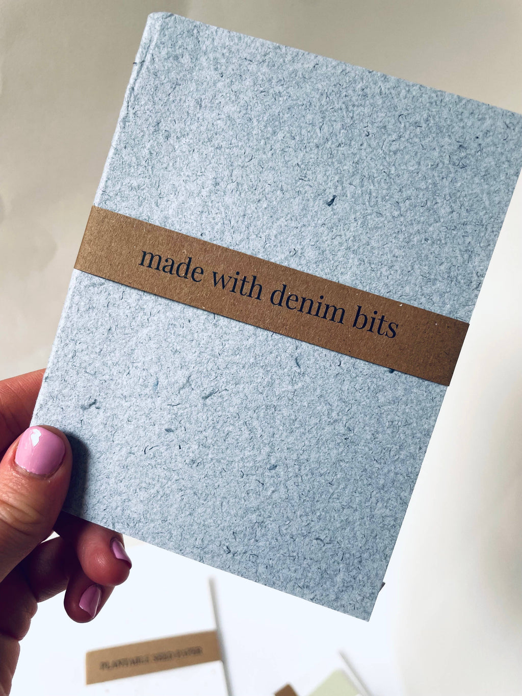 MINI RECYCLED DENIM CONFETTI NOTEBOOK