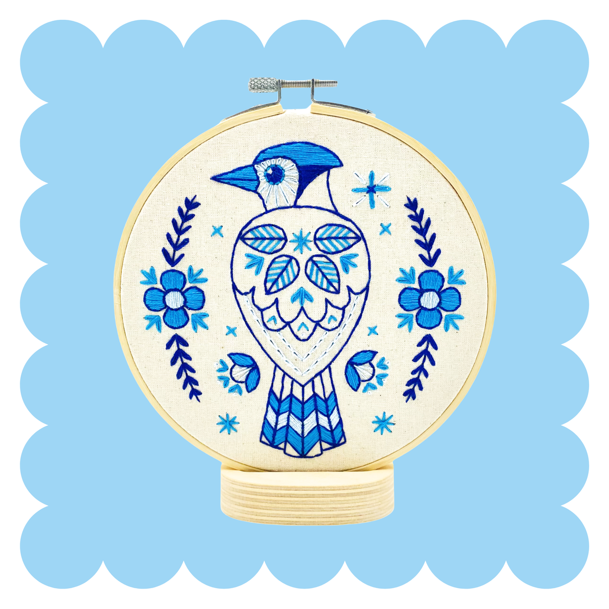 BLUE JAY EMBROIDERY KIT