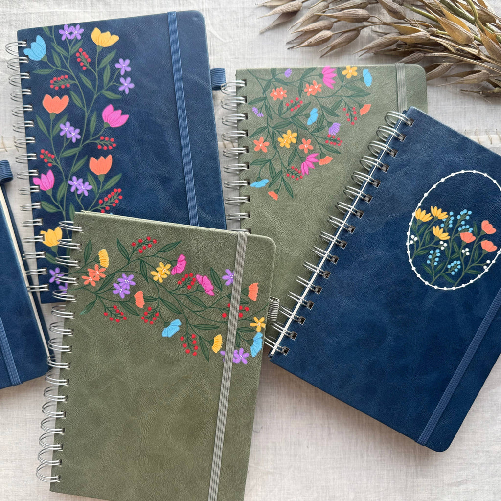 A HOUSE OF BOOKS LINED SPIRAL JOURNAL (ONE OF A KIND)
