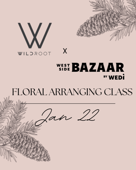 FLORAL ARRANGING CLASS (JAN 22)