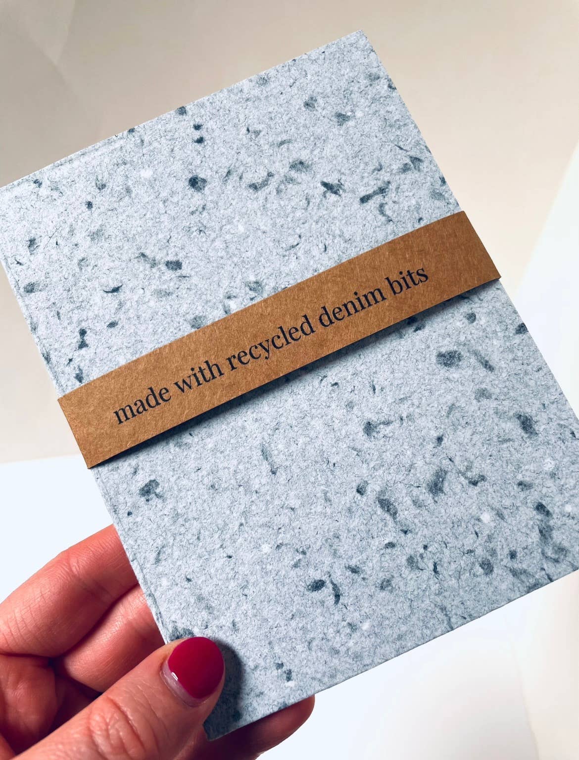 MINI RECYCLED DENIM CONFETTI NOTEBOOK