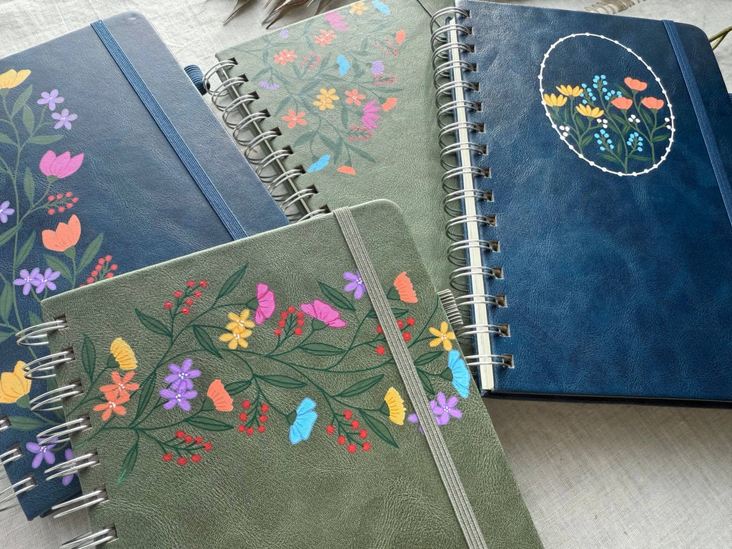 A HOUSE OF BOOKS LINED SPIRAL JOURNAL (ONE OF A KIND)