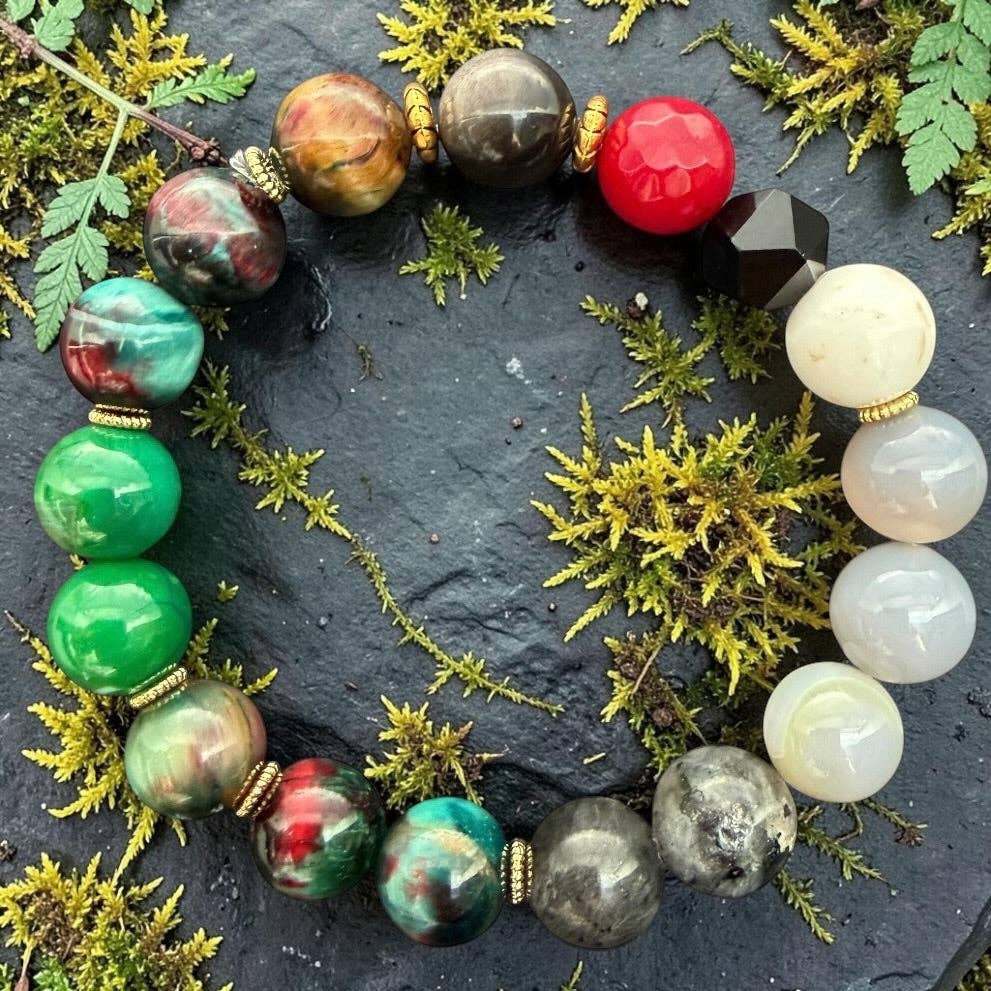 RUBY-THROATED HUMMBIRD BRACELET