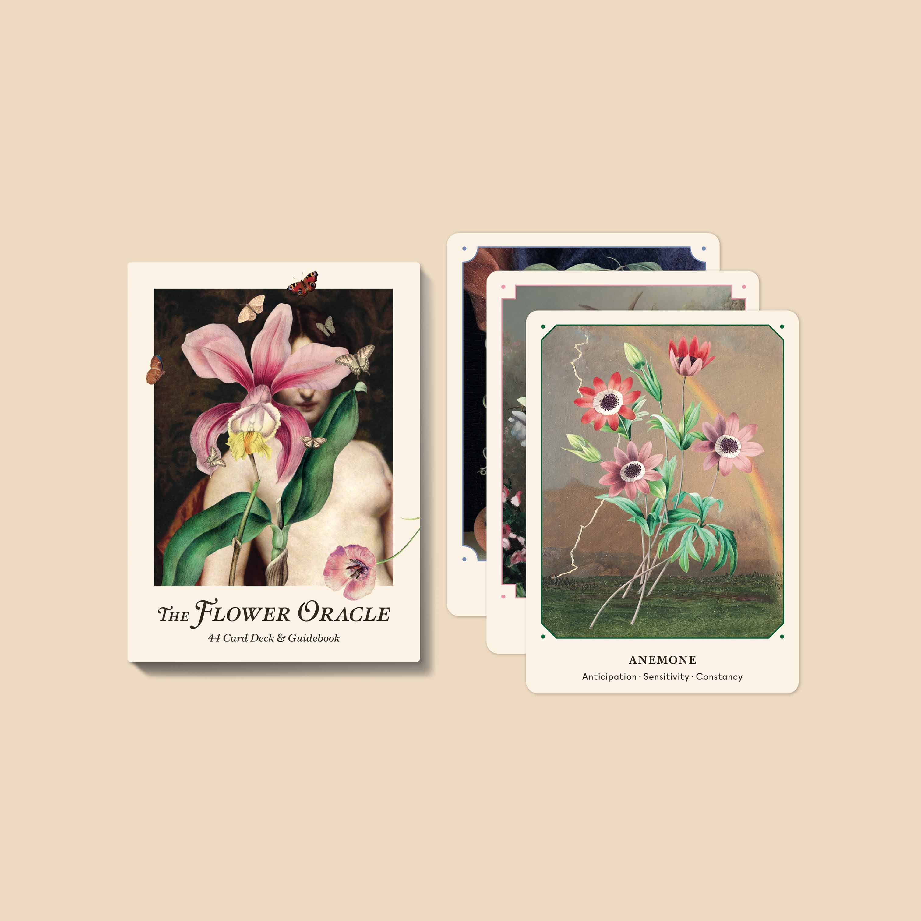 THE FLOWER ORACLE: 44 CARD DESK & GUIDEBOOK