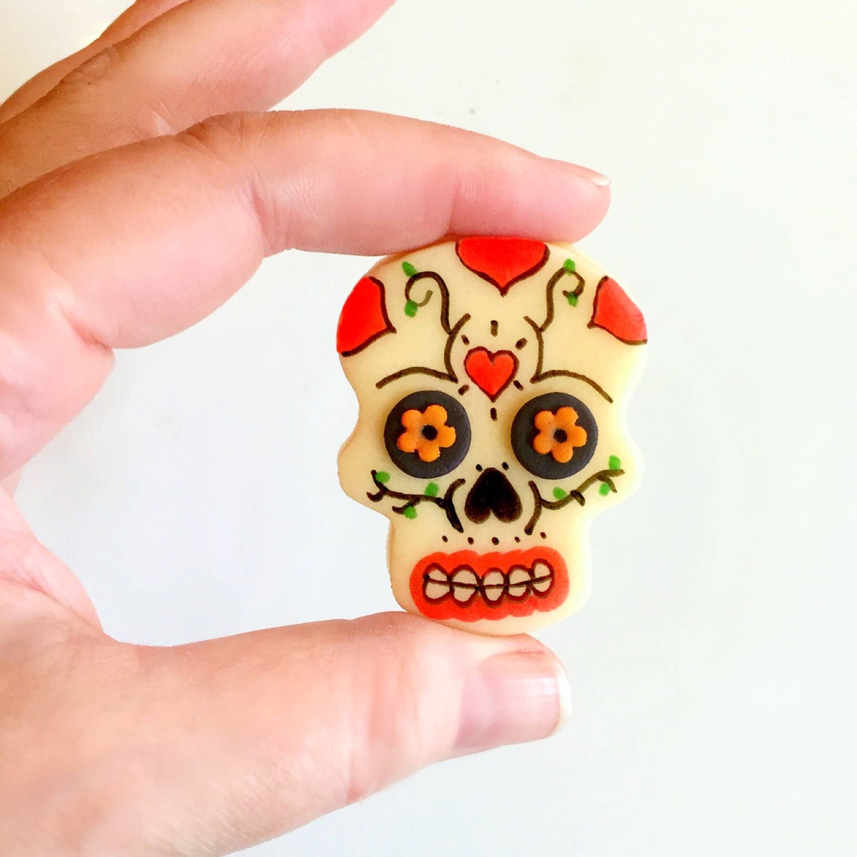 GOURMET MARZIPAN DAY OF THE DEAD AND HALLOWEEN SUGAR SKULLS